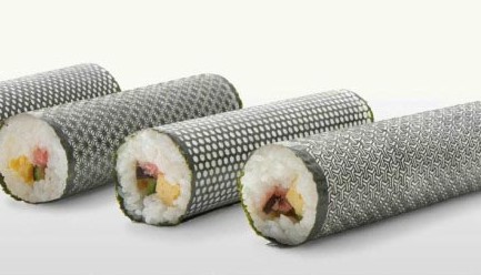 壽司、紫菜雕刻樣品